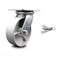 Service Caster 6 Inch Heavy Duty Semi Steel Caster with Roller Bearing and Swivel Lock SCC SCC-35S620-SSR-BSL - alternate 1